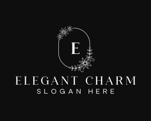 Floral Elegant Event logo design