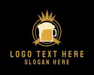 Alcoholic - Beer Hops King logo design
