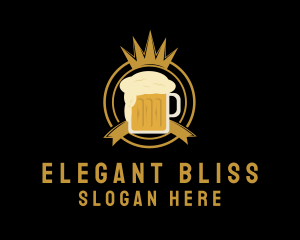 Bartender - Beer Hops King logo design