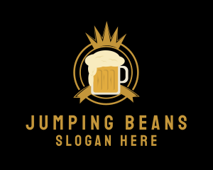 Beer Hops King  logo design