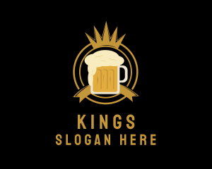 Beer Hops King  logo design