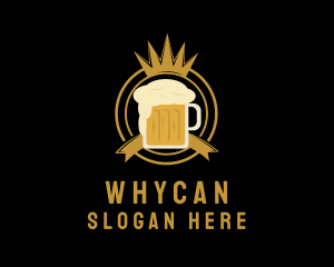 Draught Beer - Beer Hops King logo design