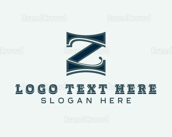 Retro Firm Letter Z Logo