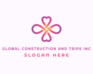 Consulting - Heart Knot Loop Startup logo design