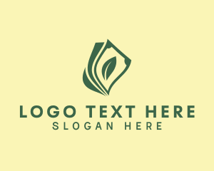 Loan - Leaf Dollar Bill Money logo design