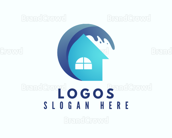 Ocean Wave Property Logo