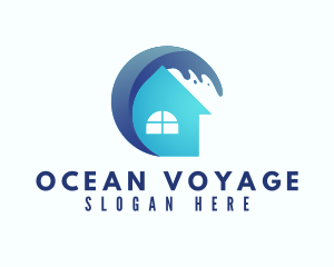 Ocean Wave Property  logo design