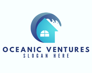 Ocean Wave Property  logo design