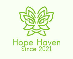 Environment Friendly - Green Leaf Dragon logo design
