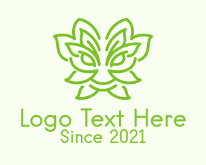 Herb - Green Leaf Dragon logo design