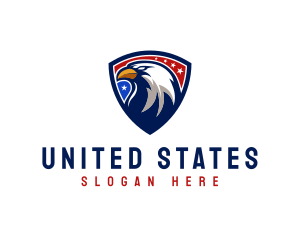 States - Eagle Shield Patriot logo design