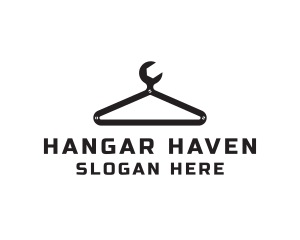 Hanger - Garage Hanger Spanner logo design