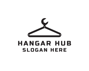 Hanger - Garage Hanger Spanner logo design