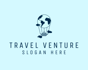 International Travel Balloon logo design