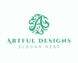 Wedding Decoration Letter A  logo design