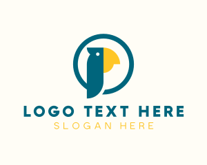 Avian - Parrot Bird Pet logo design