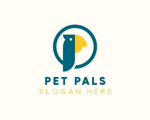 Parrot Bird Pet logo design