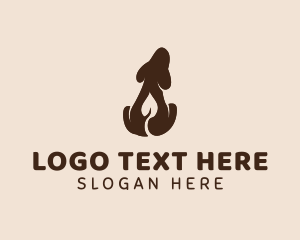 Leaf - Organic Dog Food logo design