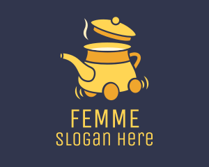 Teapot Delivery Service  logo design