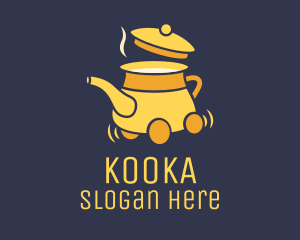 Teapot Delivery Service  logo design