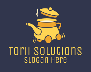 Teapot Delivery Service  logo design