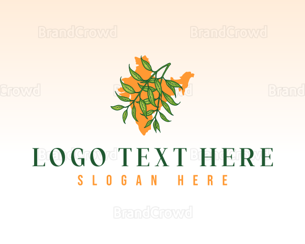 India Neem Leaves Logo