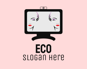 Lady - Online Makeup Vlog logo design