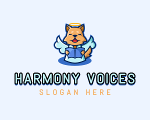 Choir Puppy Angel logo design