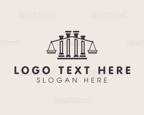 Column Law Scale Logo