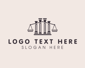 Scale - Column Law Scale logo design