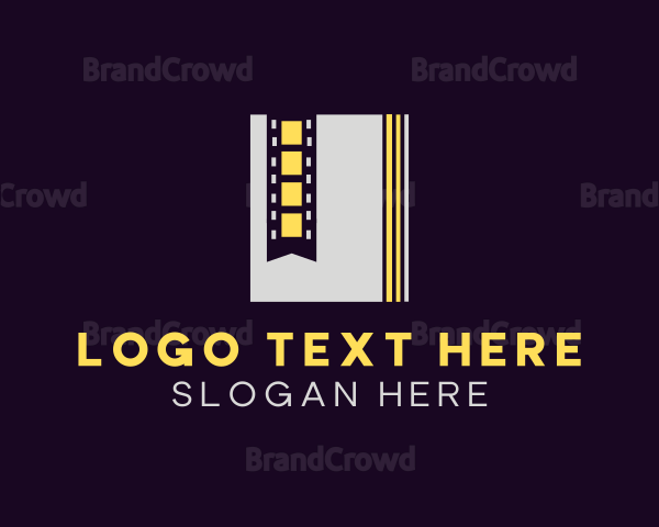 Film Strip Bookmark Logo