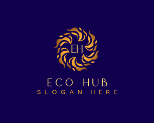 Natural Eco Herbal logo design