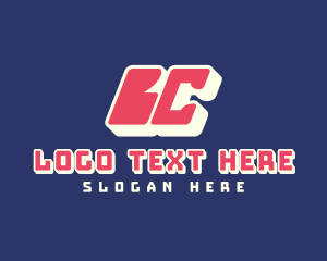 Streetwear Letter BC Monogram logo design