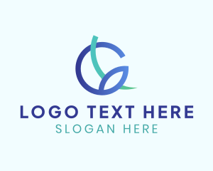 Financing - Modern Swoosh Letter G logo design