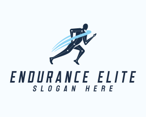 Run Fitness Exercise logo design