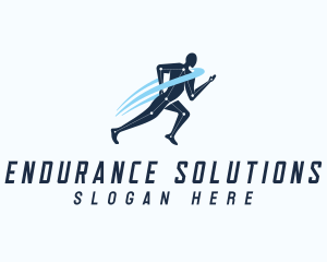 Endurance - Run Fitness Exercise logo design