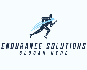 Run Fitness Exercise logo design