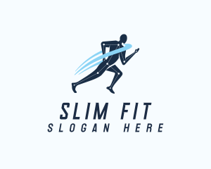 Run Fitness Exercise logo design