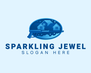 House Cleaning Sparkle logo design