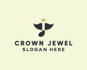 Crown - Music Note Crown logo design