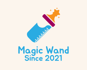 Magic Baby Bottle  logo design