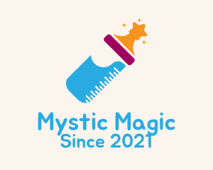 Magic Baby Bottle  logo design