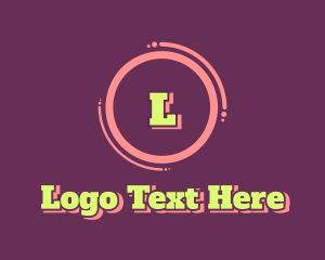 Bold - Neon Bold Playful Letter logo design