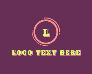 Letter - Neon Bold Studio Boutique logo design