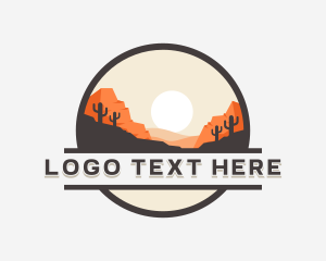 Adventure - Travel Adventure Desert logo design