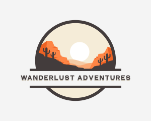 Travel Adventure Desert logo design