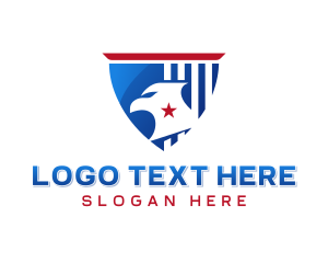 Veteran - Shield Eagle Veteran logo design