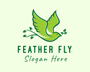 Flying Nature Bird  logo design