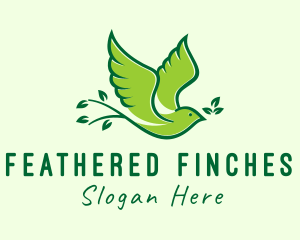 Flying Nature Bird  logo design