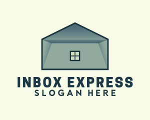 Email - Envelope House Postman logo design